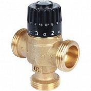 Термостатический смесительный клапан 1" STOUT НР 30-65°С 1,8 KV